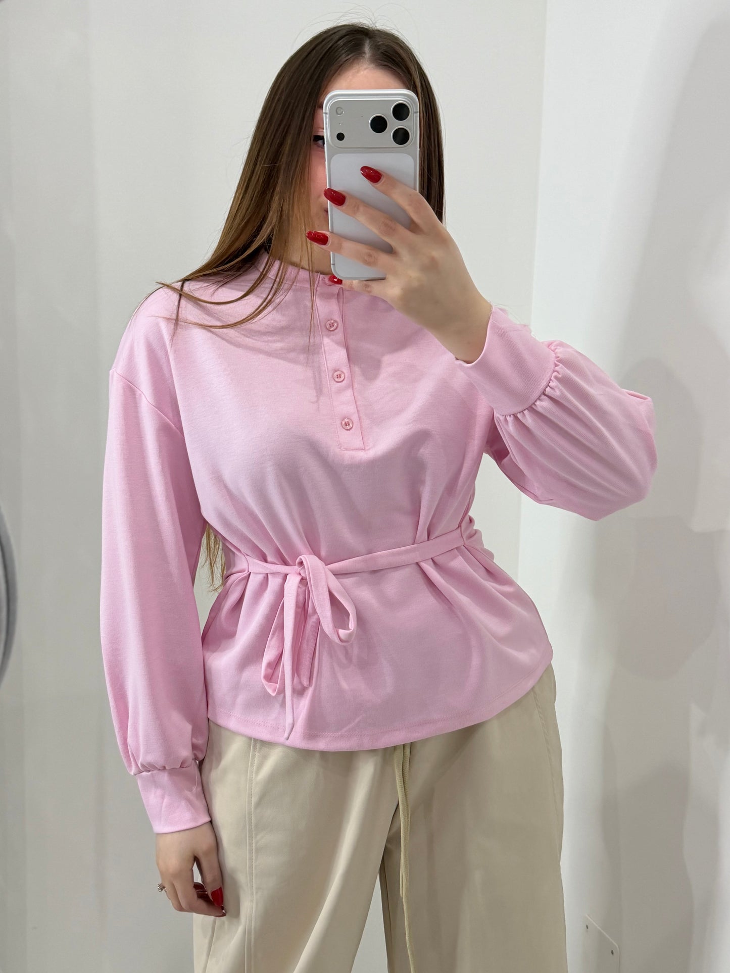 MAGLIA MOD. POLO JUSTWEST ROSA