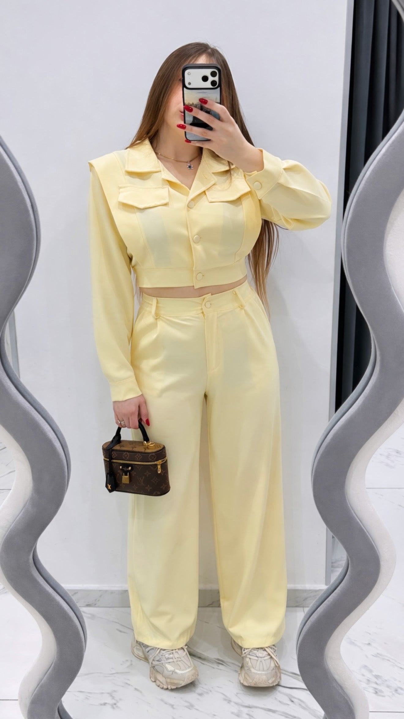 COORDINATO KARA GIALLO