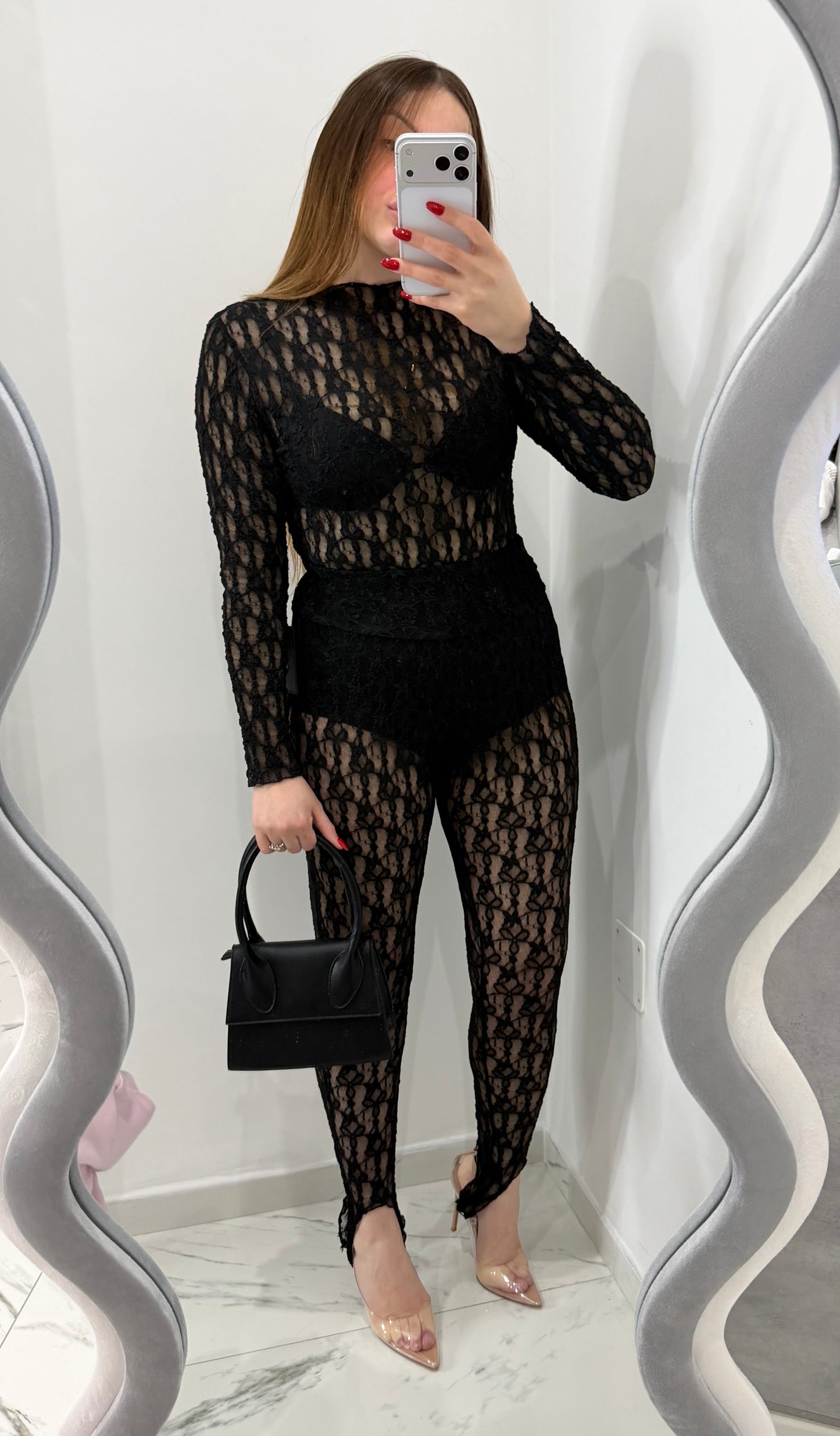 COMPLETO "DUBAY" NERO