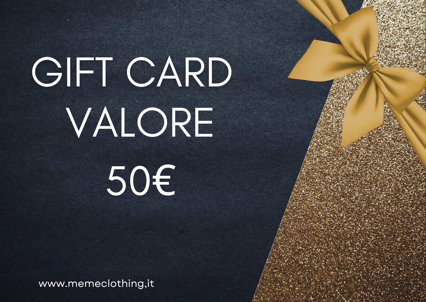 GIFT CARD MEME VALORE 50 €
