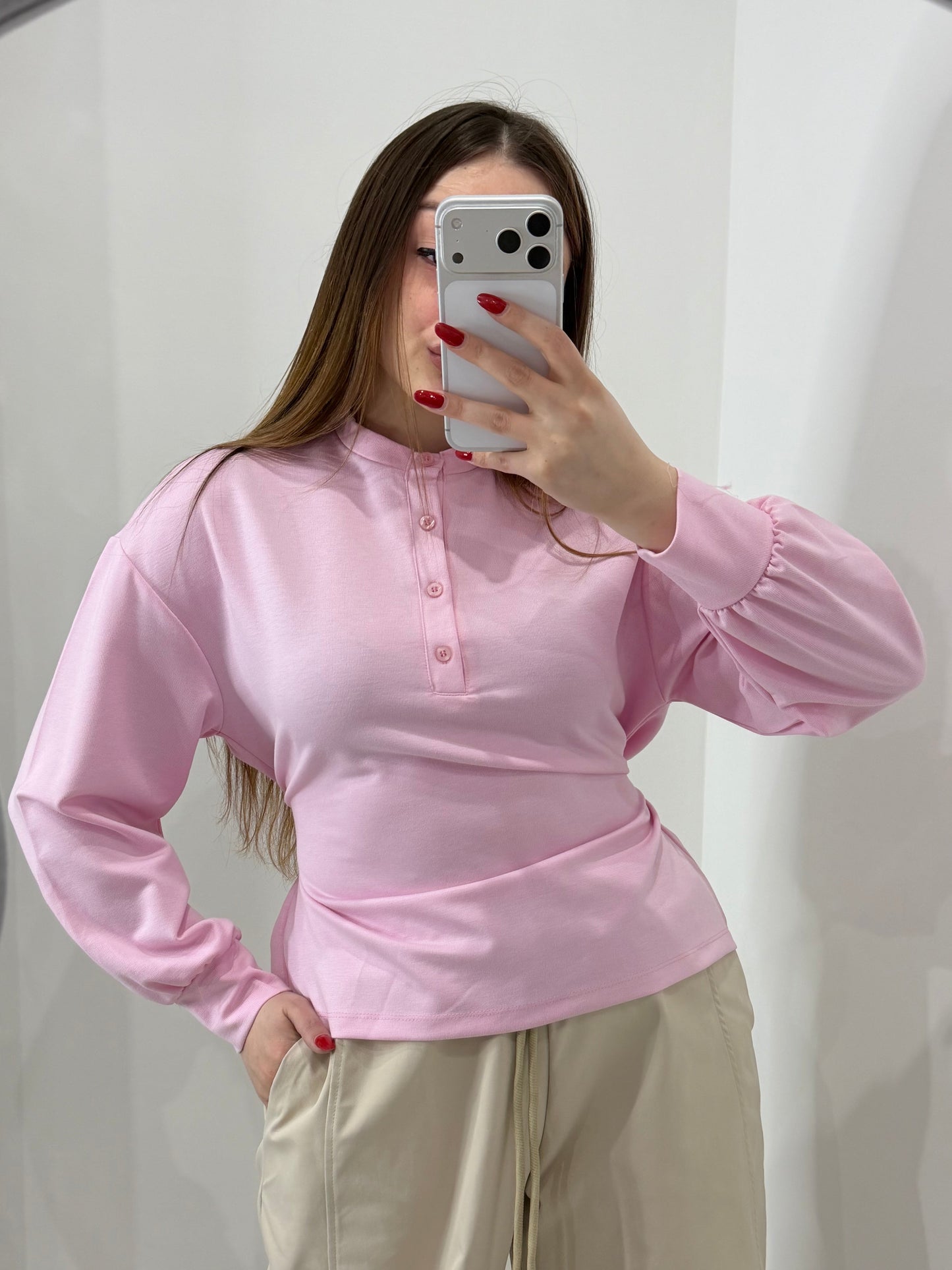 MAGLIA MOD. POLO JUSTWEST ROSA