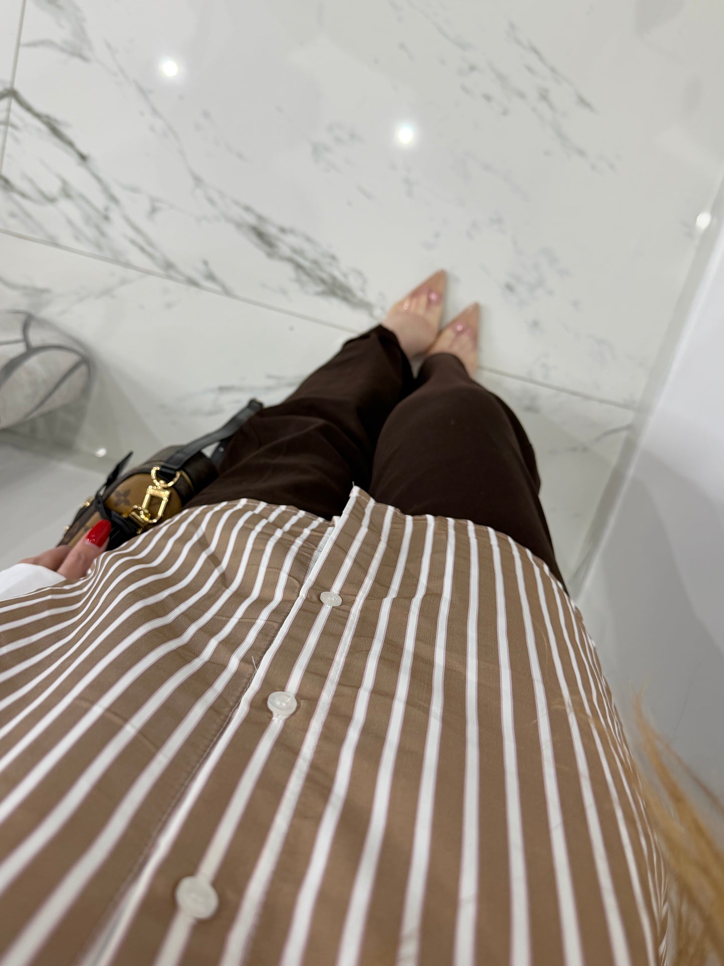 Camicia Strike Marrone