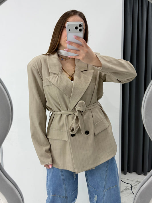 BLAZER “GESSO” BEIGE