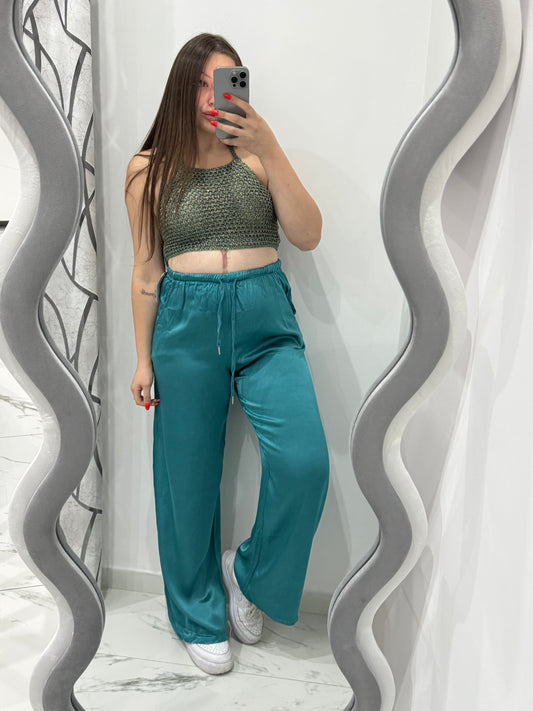 PANTALONE SATIN TIFFANY