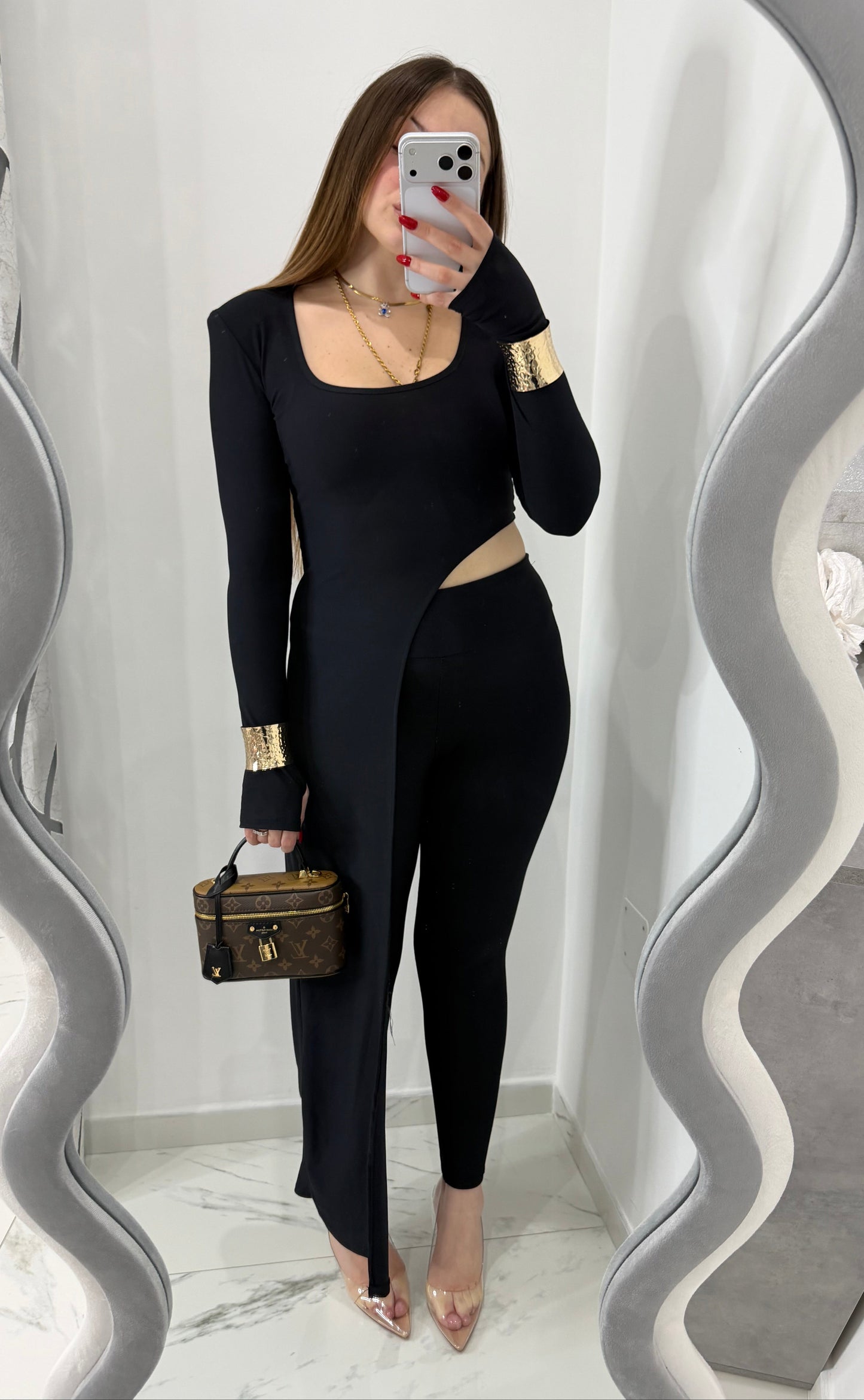 COORDINATO LYCRA DIAMOND NERO