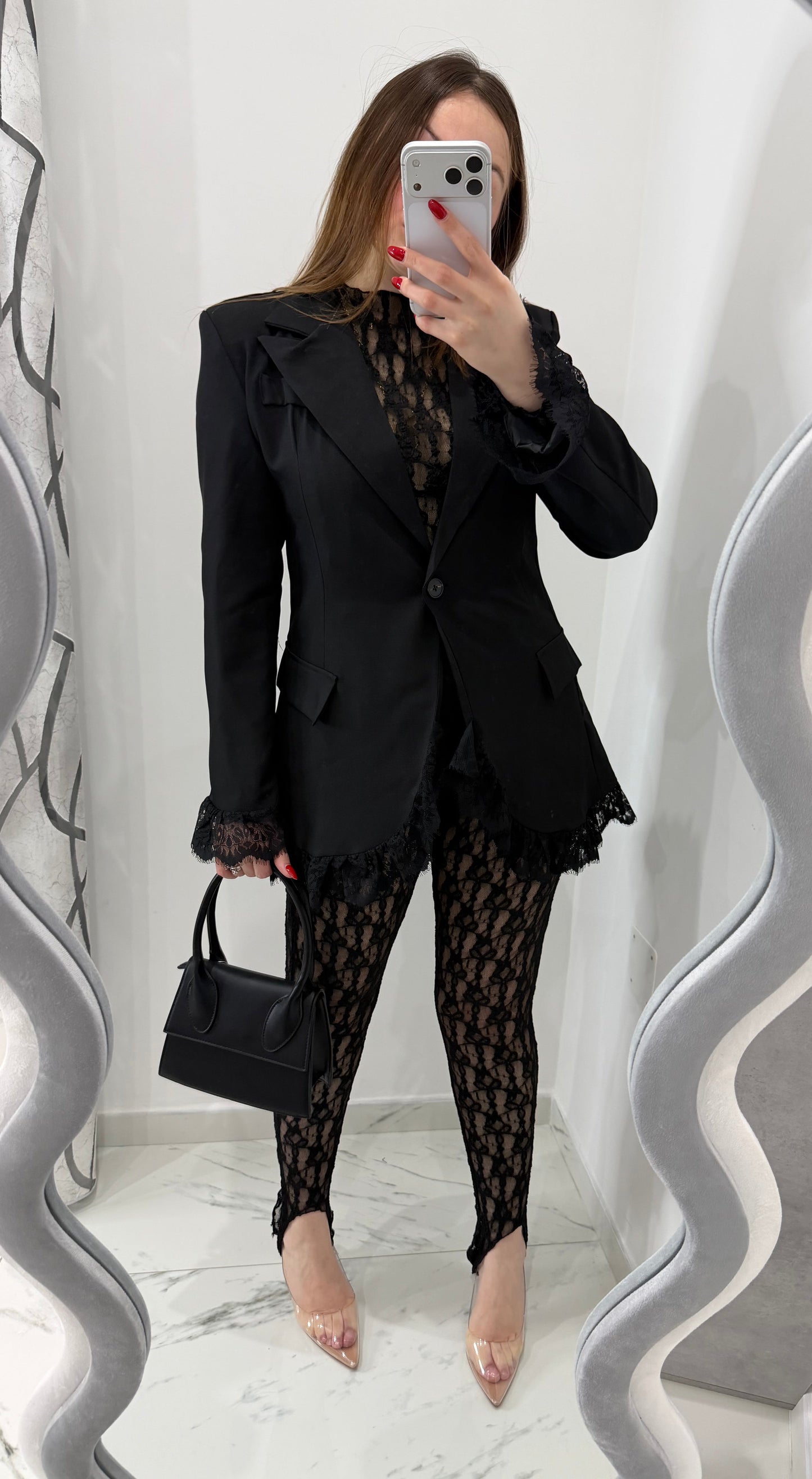 COMPLETO "DUBAY" NERO